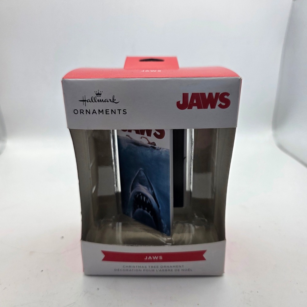 Hallmark JAWS VHS Tape Christmas Ornament 2HCM9109 Universal Studios w/ Box